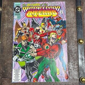 DC Comics Armageddon Inferno with Red and Green Heroes